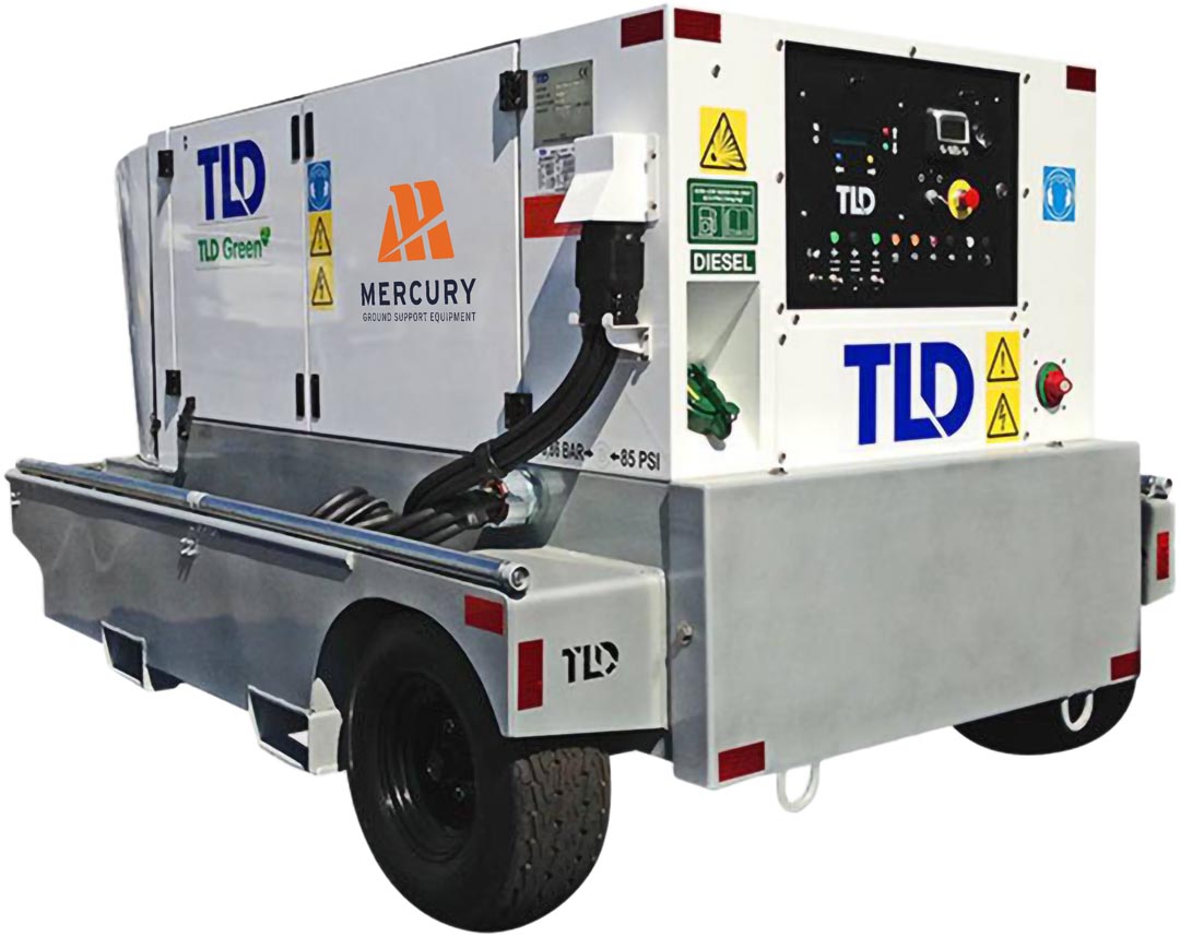 JAL Ground Power Unit トーイングトラクター 1/200 TLD GPU-418 Ground Power Unit (180 kVA) | Ground Power Units